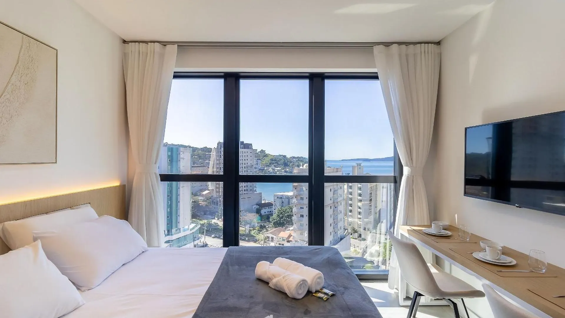 Apartamento Mhfa - Studios Em Predio Luxuoso Com Vista Mar Itapema