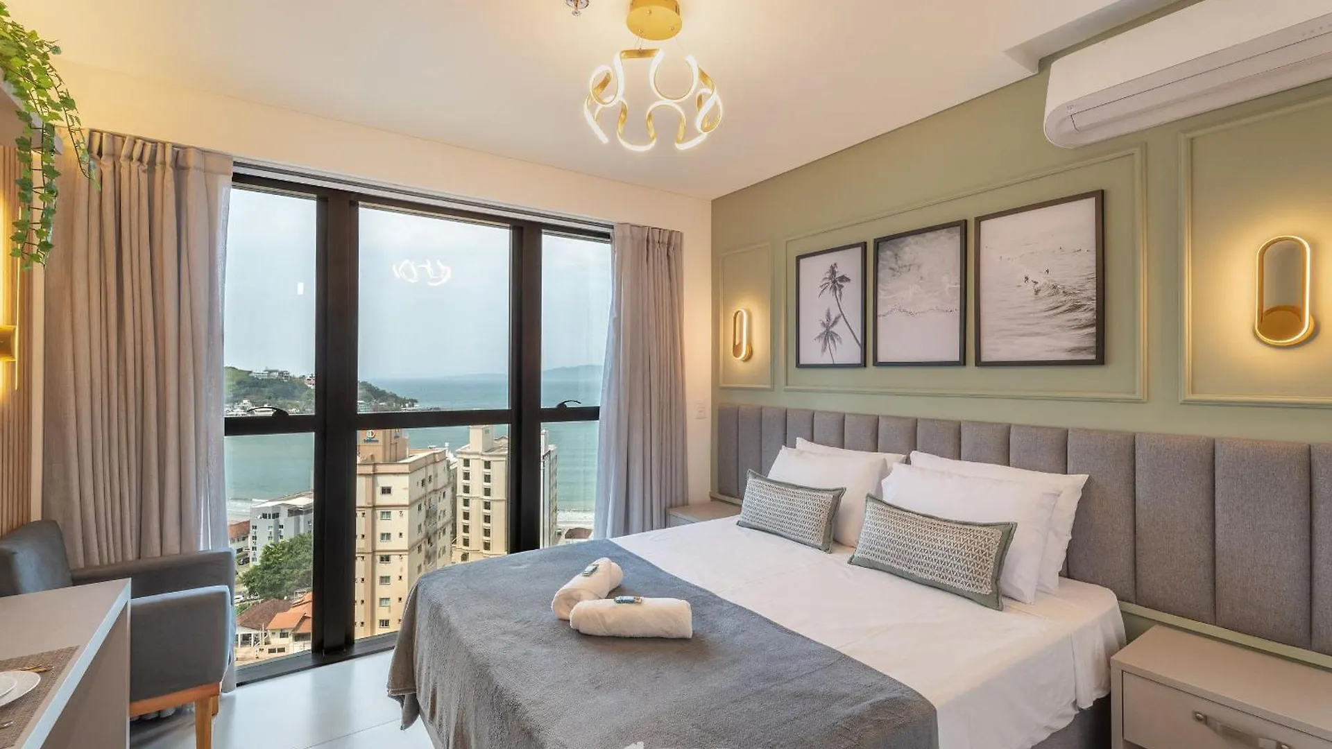 Mhfa - Studios Em Predio Luxuoso Com Vista Mar Itapema