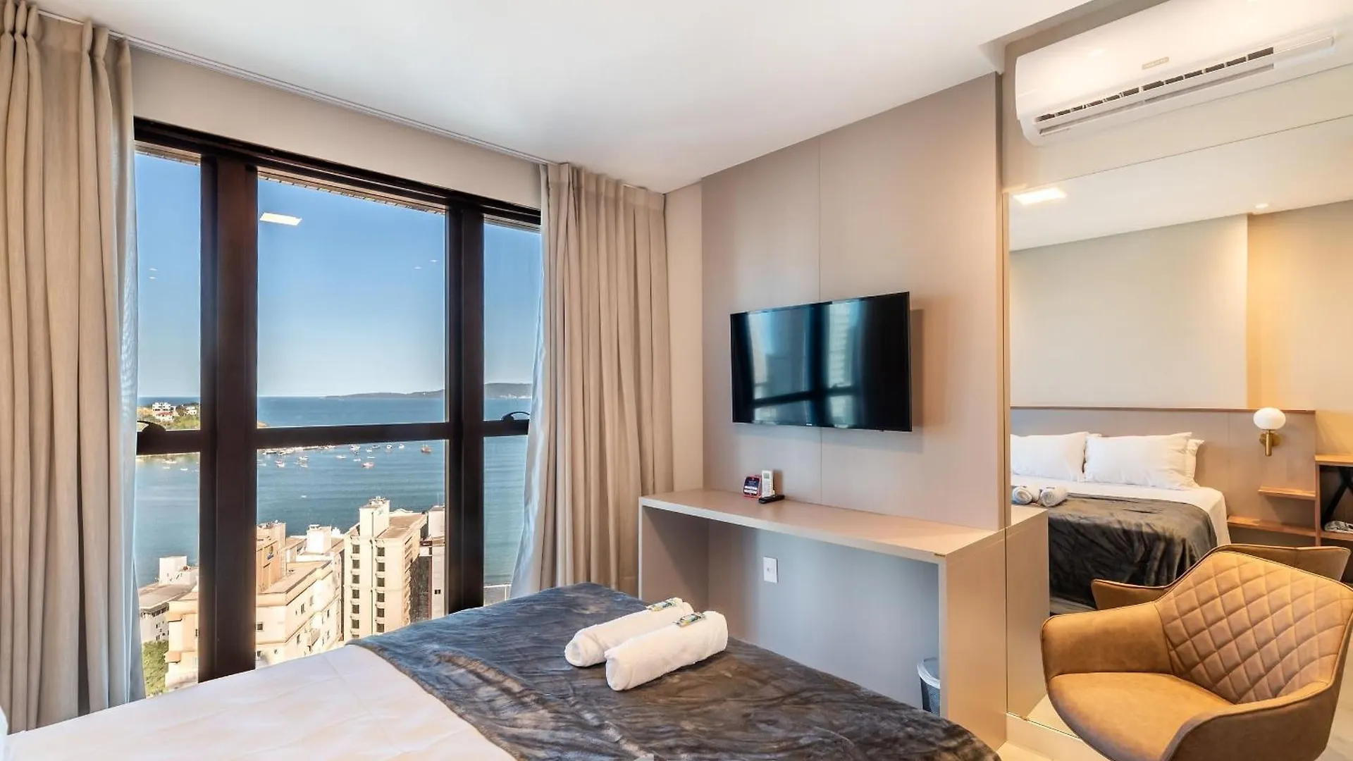 Apartamento Mhfa - Studios Em Predio Luxuoso Com Vista Mar Itapema